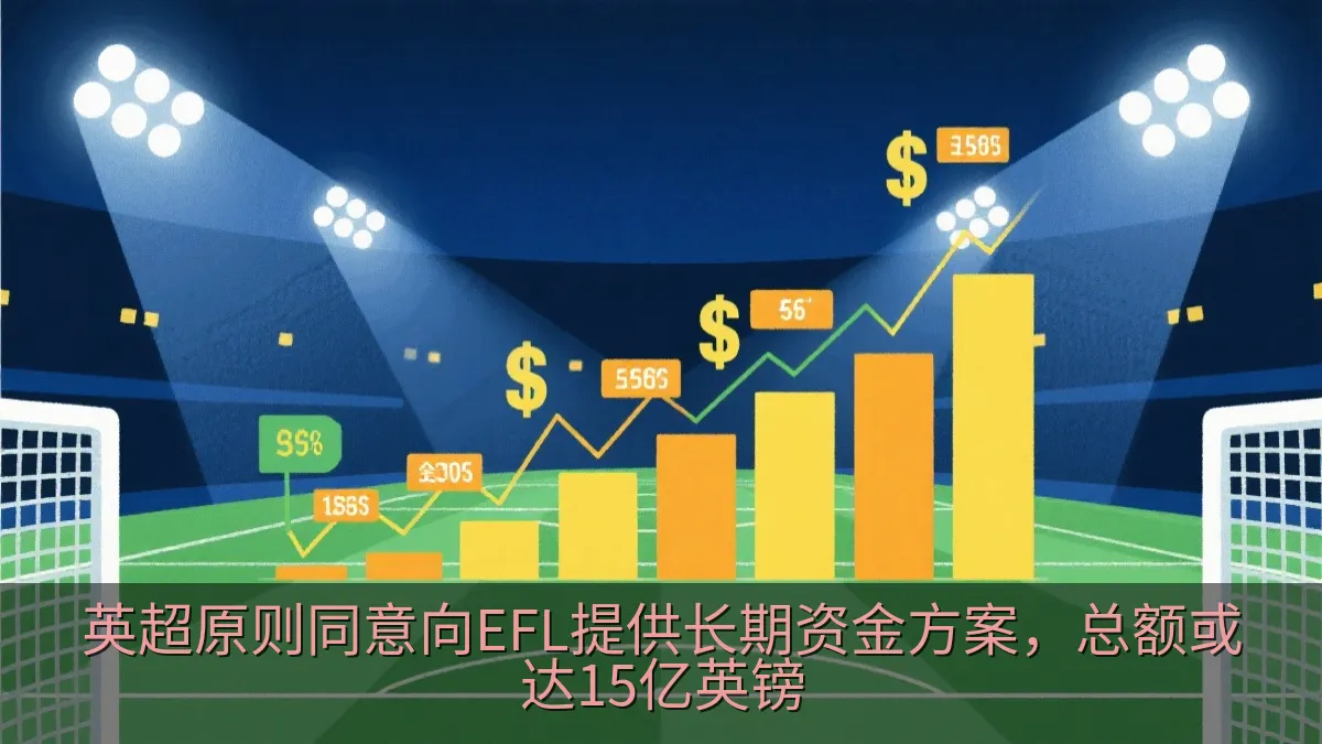 足球场与联赛资金分配概念图